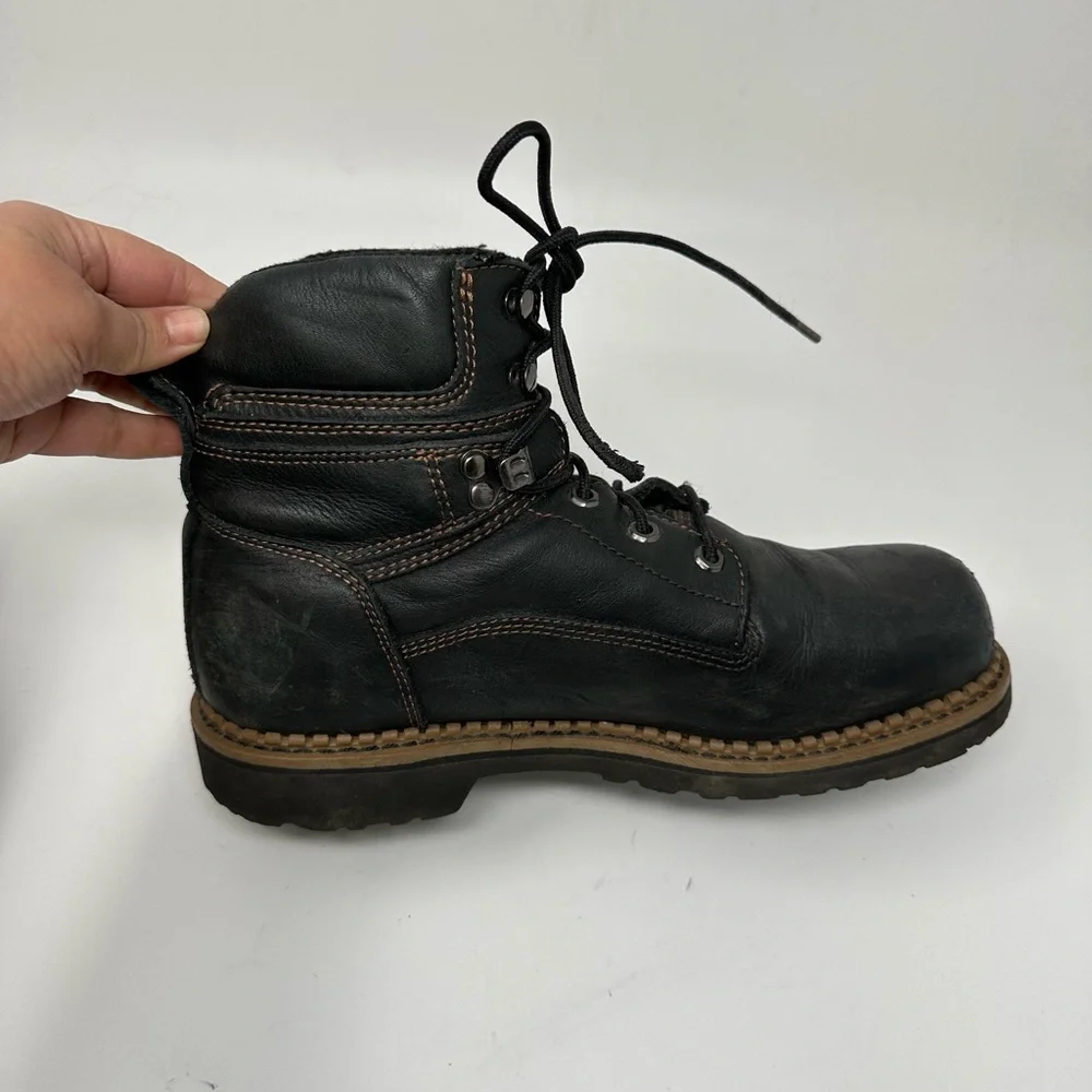 Lehigh 5160 Men's Waterproof Construction Work Steel Toe Boots Black Men's 10M